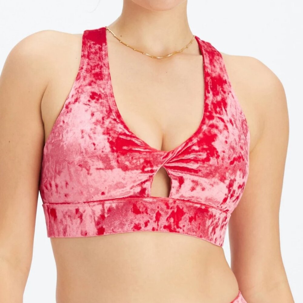 Fabletics Oasis Crushed Velour Twist Set